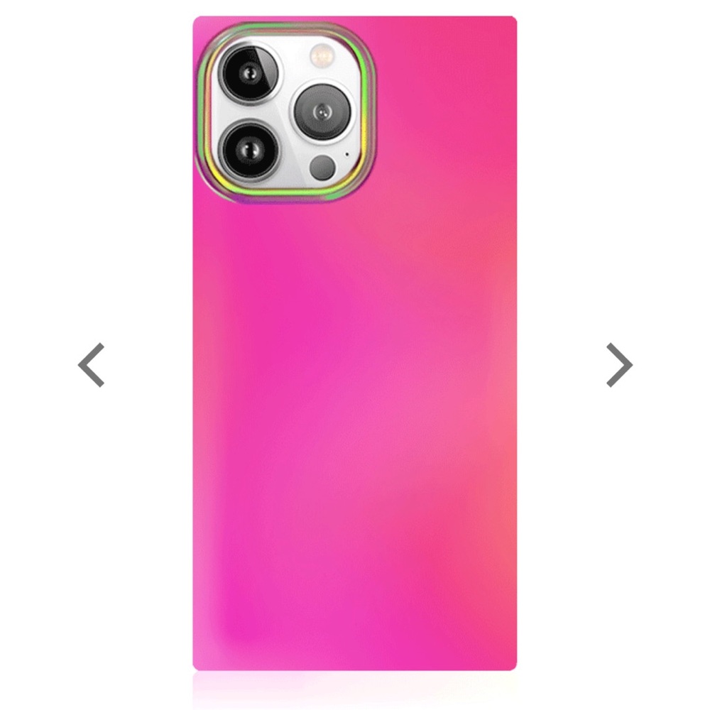 NEW iPhone 16 Flaunt SQUARE® Pink Iridescent Satin iPhone Case in Box!